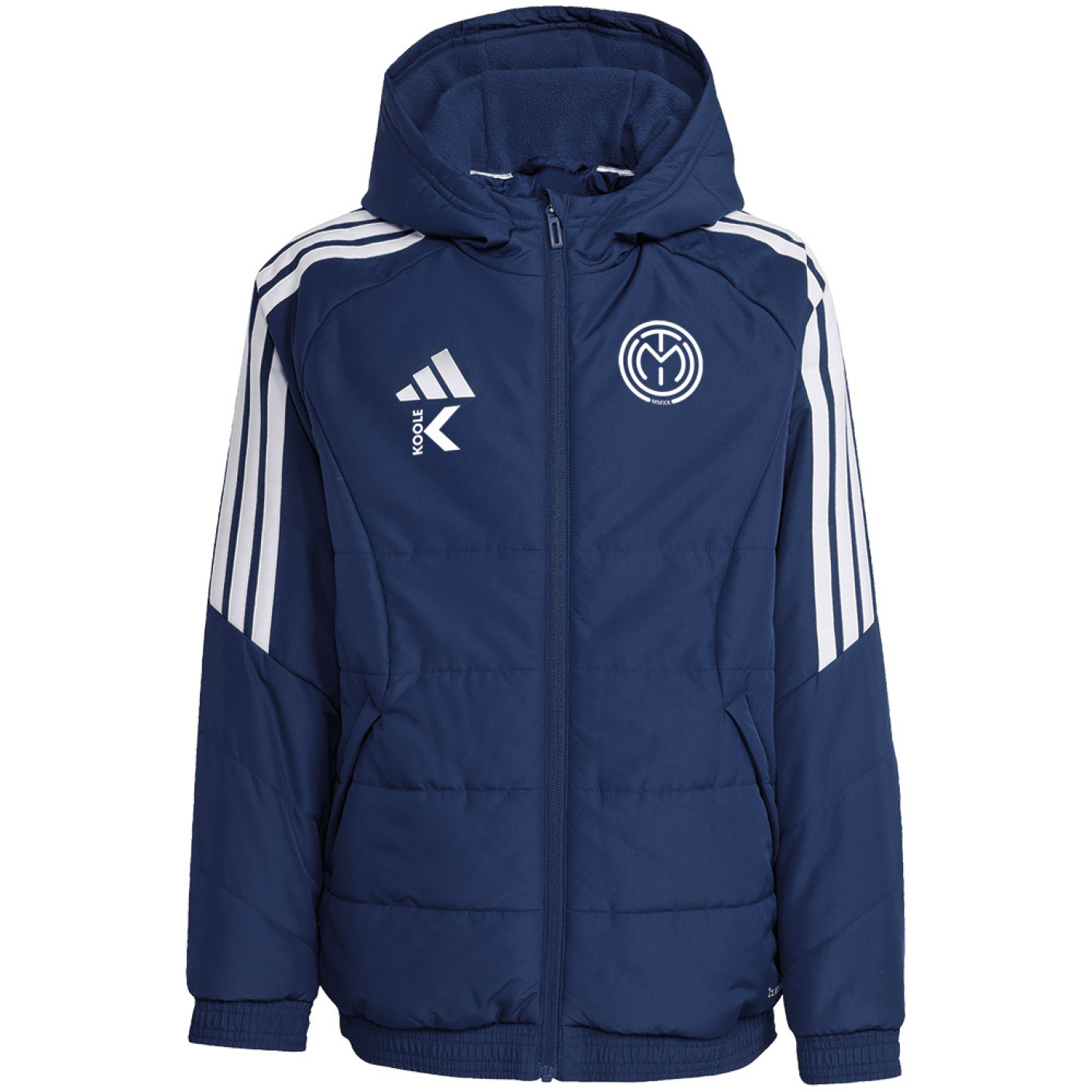 TOM Training & Coaching Winterjas Junior Donkerblauw