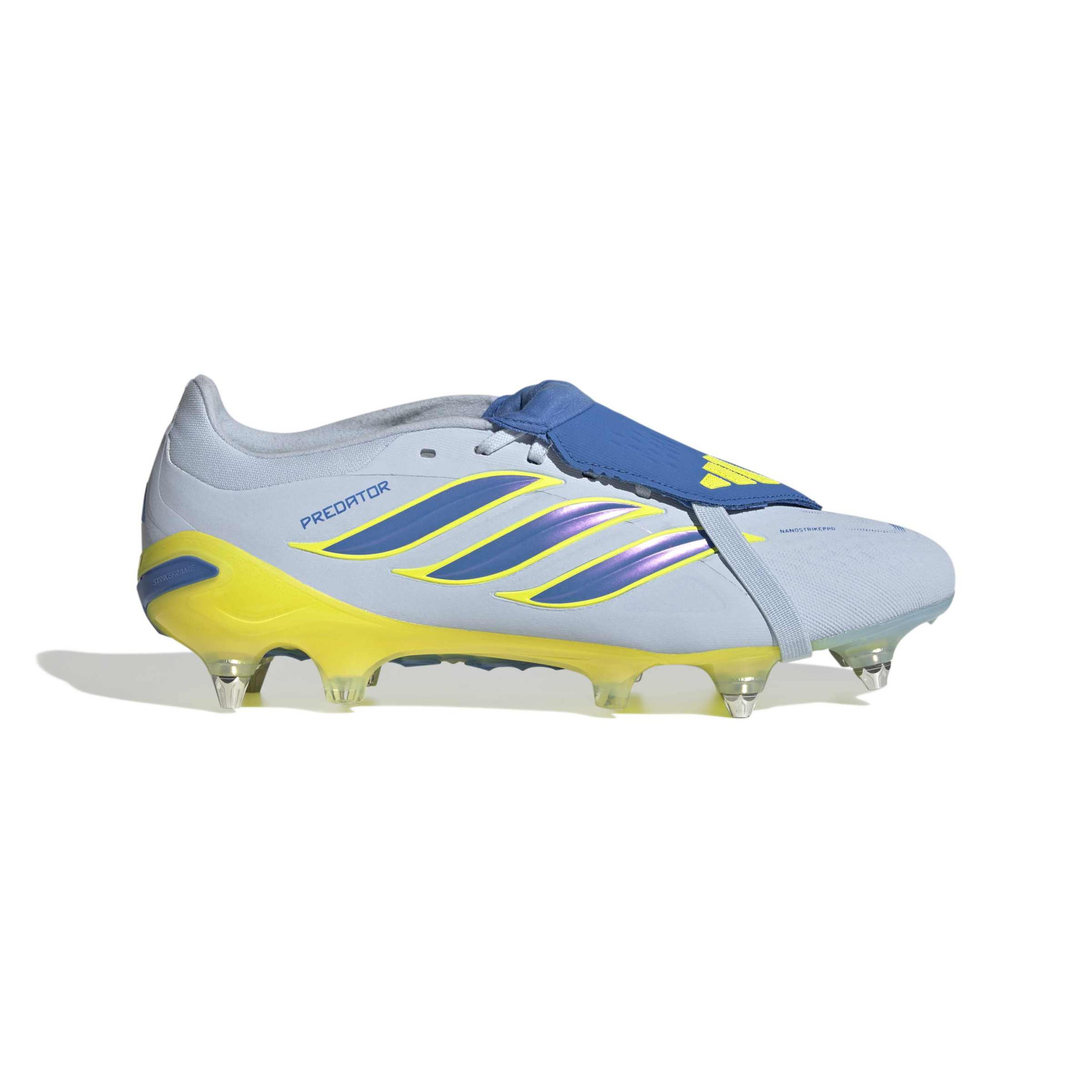 adidas Predator Pro FT Iron Stud Football Boots (SG) Light Blue Blue Yellow