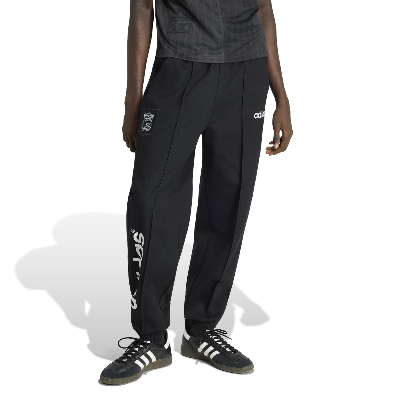 adidas Liverpool Drill Trainingsbroek 1995-1996 Zwart Wit