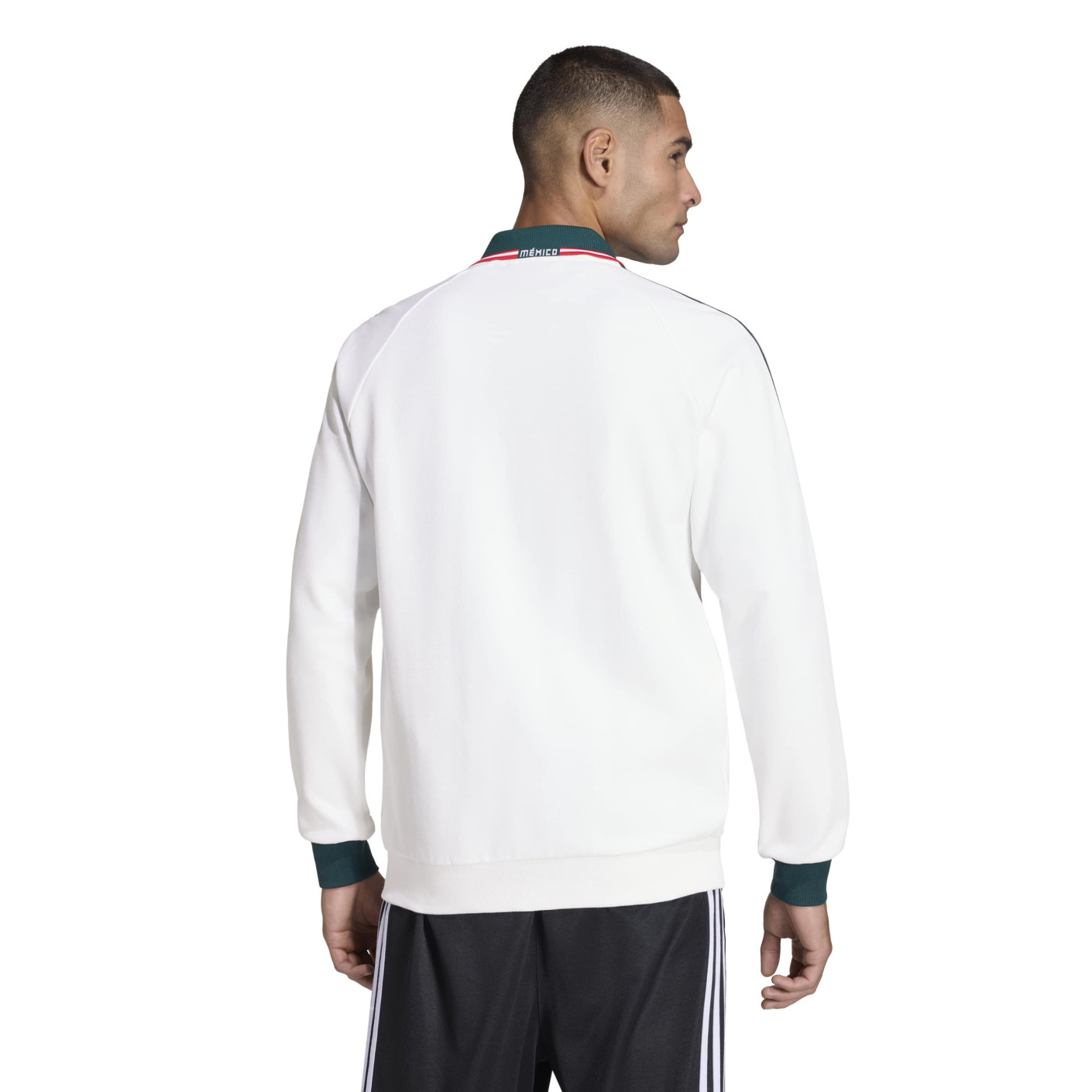 adidas Mexico Originals Anthem Training Jacket White Dark Green