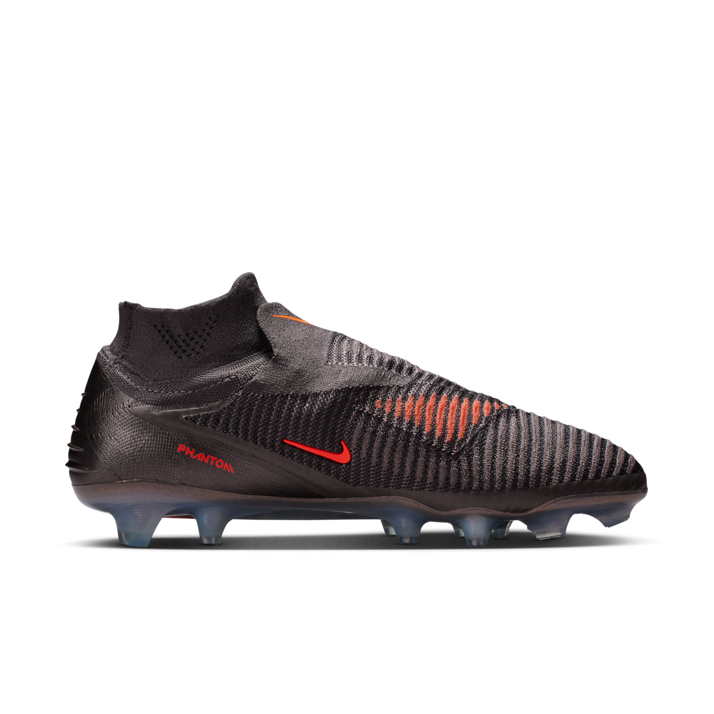 Nike Phantom 6 High LV8 Elite Gras Football Boots (FG) Dark Grey