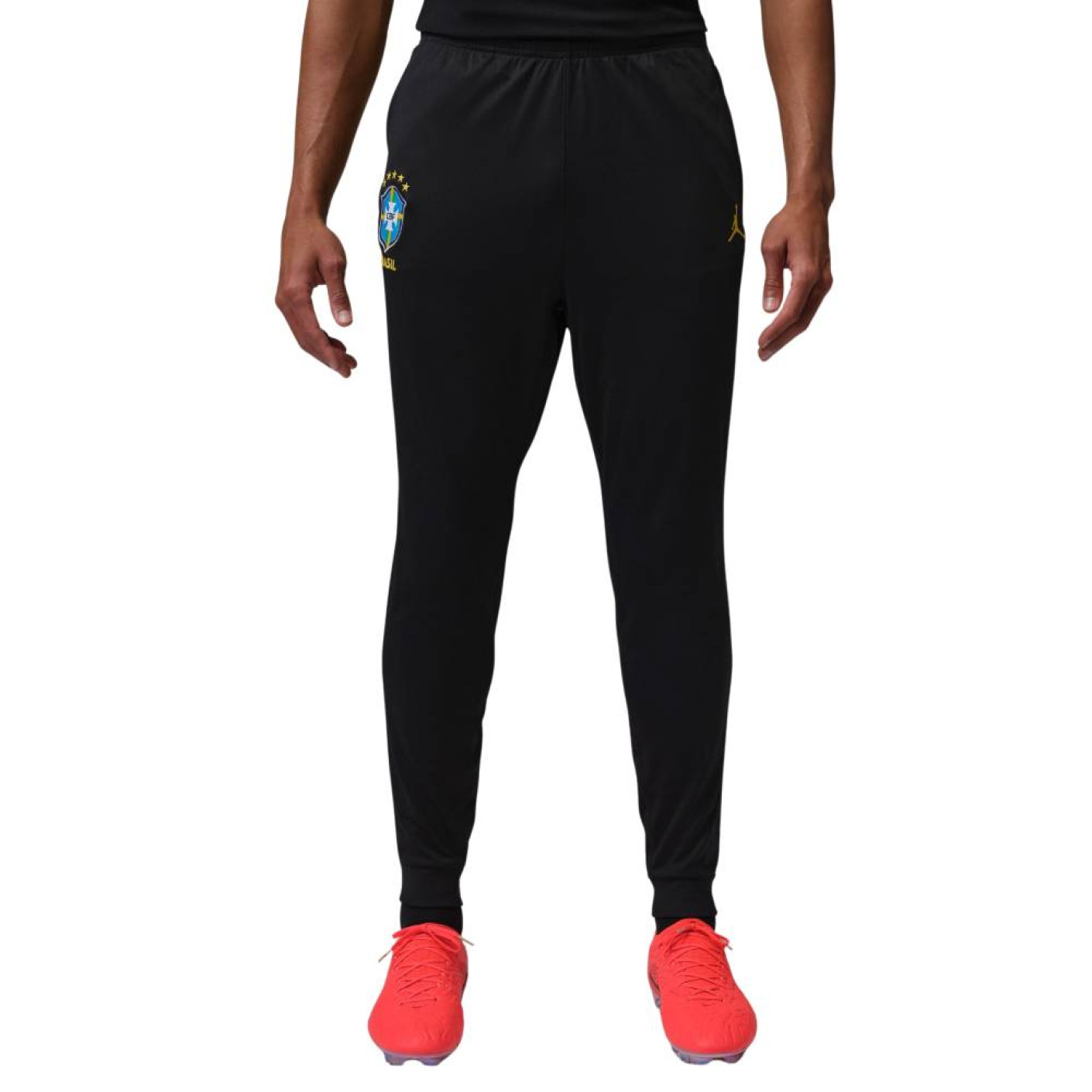 Nike Brazilië x Jordan Academy Pro Trainingsbroek 2026-2028 Zwart Geel Mintgroen