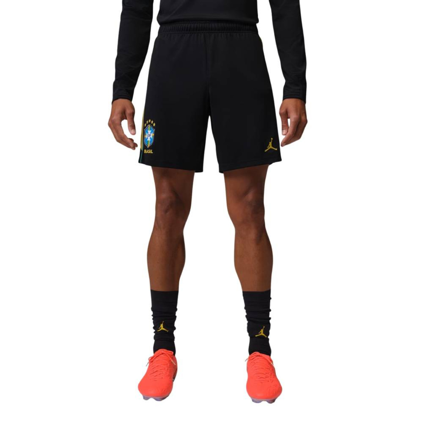 Nike Brazil x Jordan Academy Pro Training Short 2026-2028 Black Yellow Mint Green