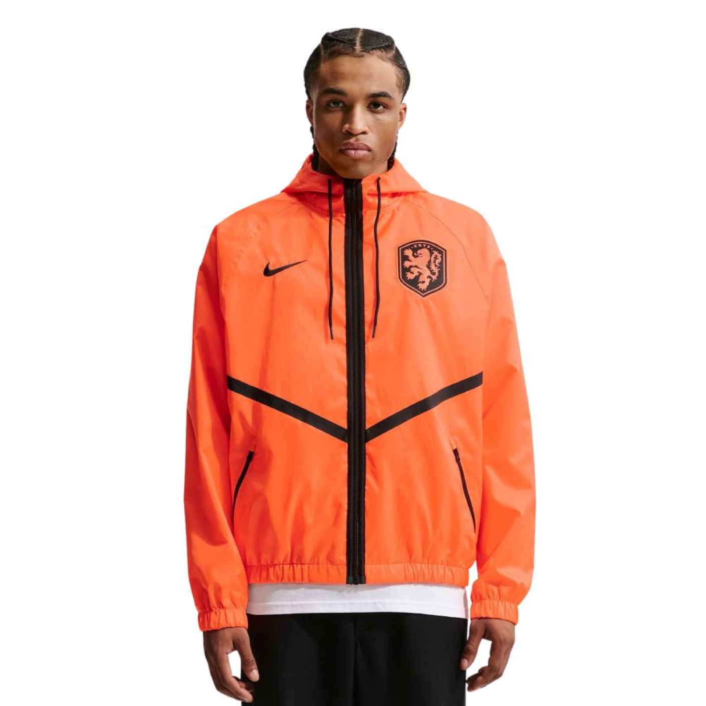 Nike Nederland Anthem Trainingsjack 2026-2028 Feloranje Zwart