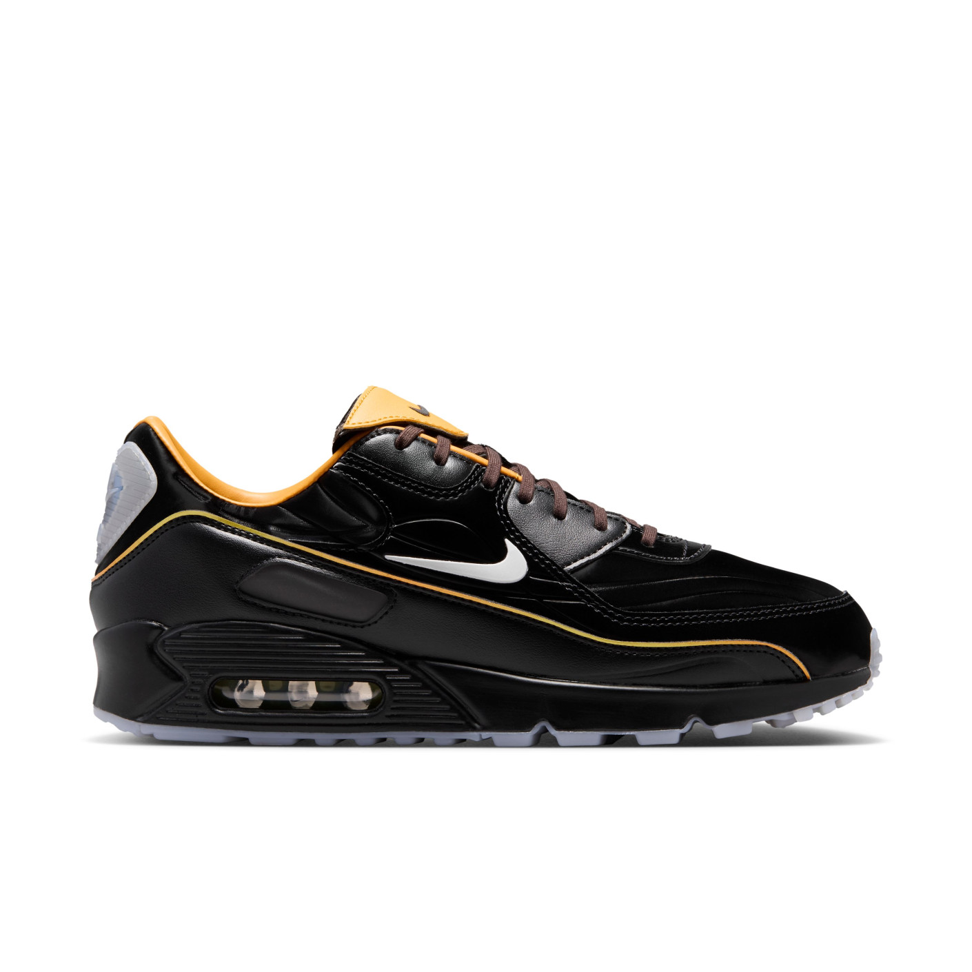Nike Air Max 90 Mercurial Sneakers Zwart Oranje Bruin Zilvergrijs