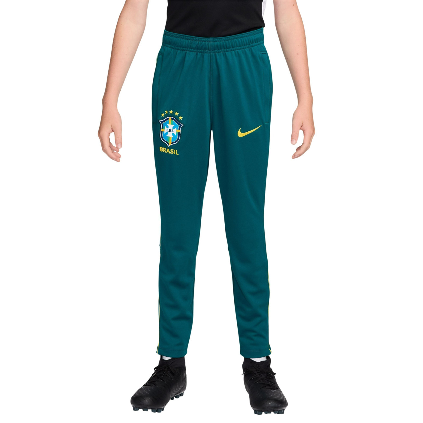 Nike Brazilië Academy Pro Trainingsbroek 2026-2028 Kids Groen Geel Mintgroen