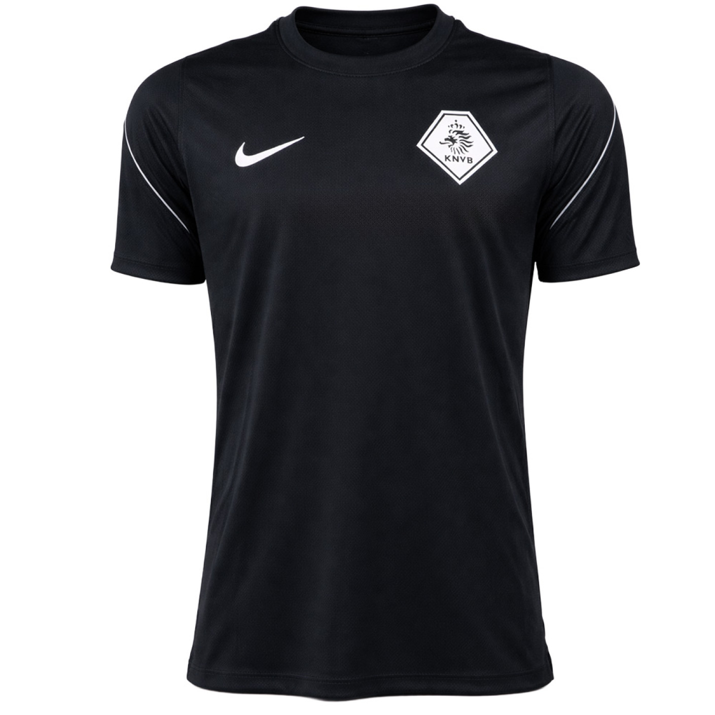 Nike KNVB Scheidsrechters Trainingsshirt 2026-2028 Zwart Wit