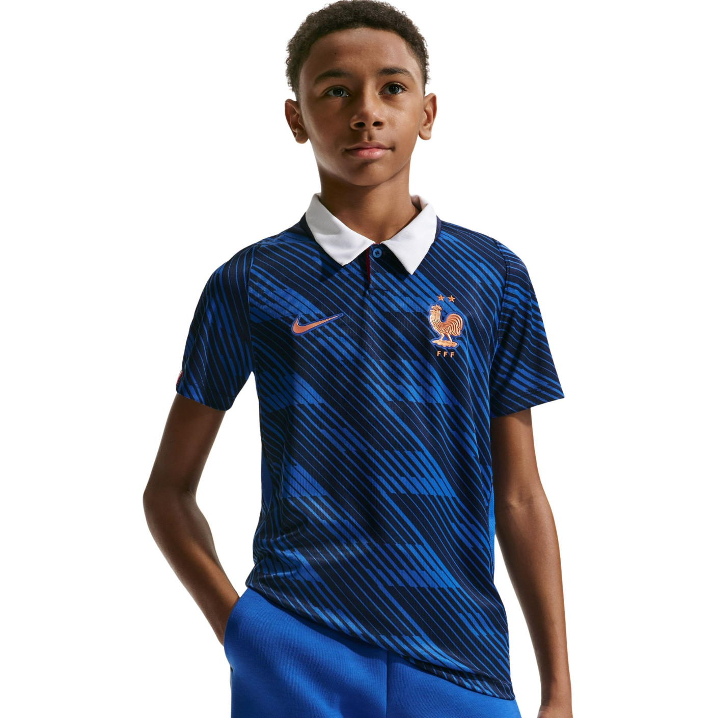 Nike Frankrijk Thuisshirt 2026-2028 Kids