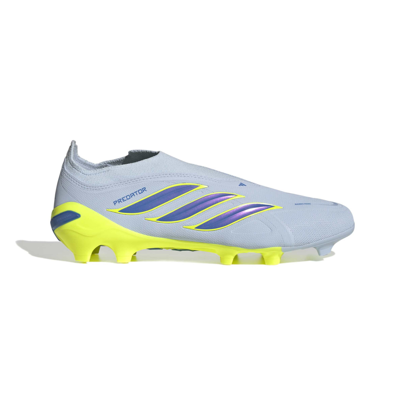 adidas Predator League Veterloze Gras Voetbalschoenen (FG) Lichtblauw Blauw Geel