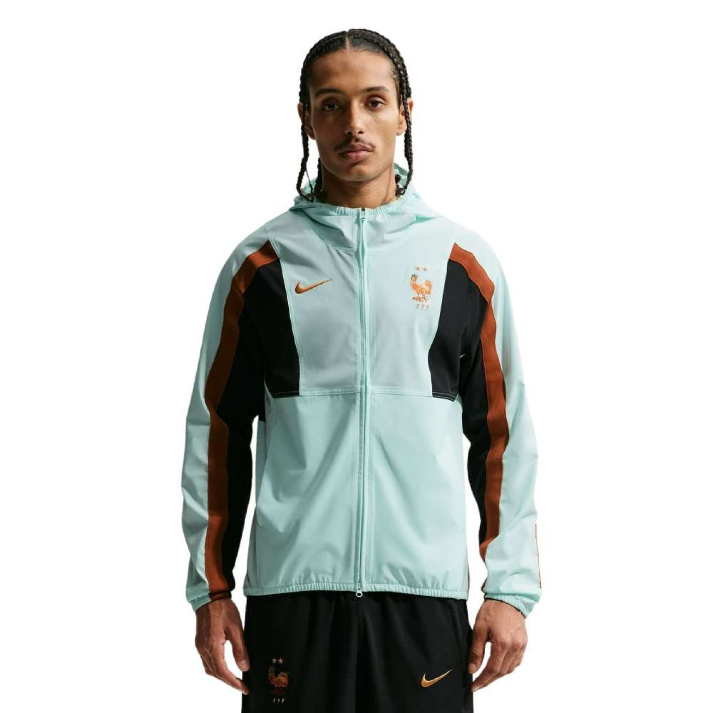 Nike Frankrijk Energy Trainingsjack 2026-2028 Lichtgroen Zwart Brons