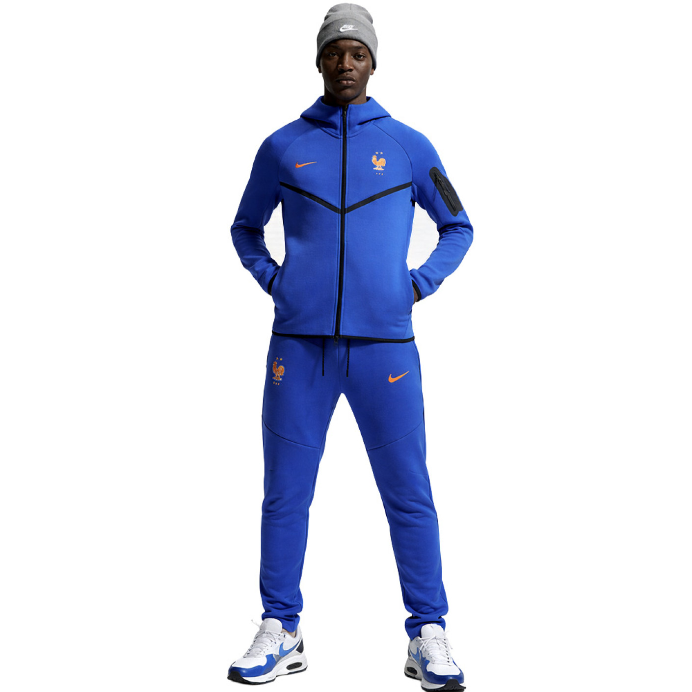 Nike France Tech Fleece Tracksuit 2026-2028 Blue Bronze