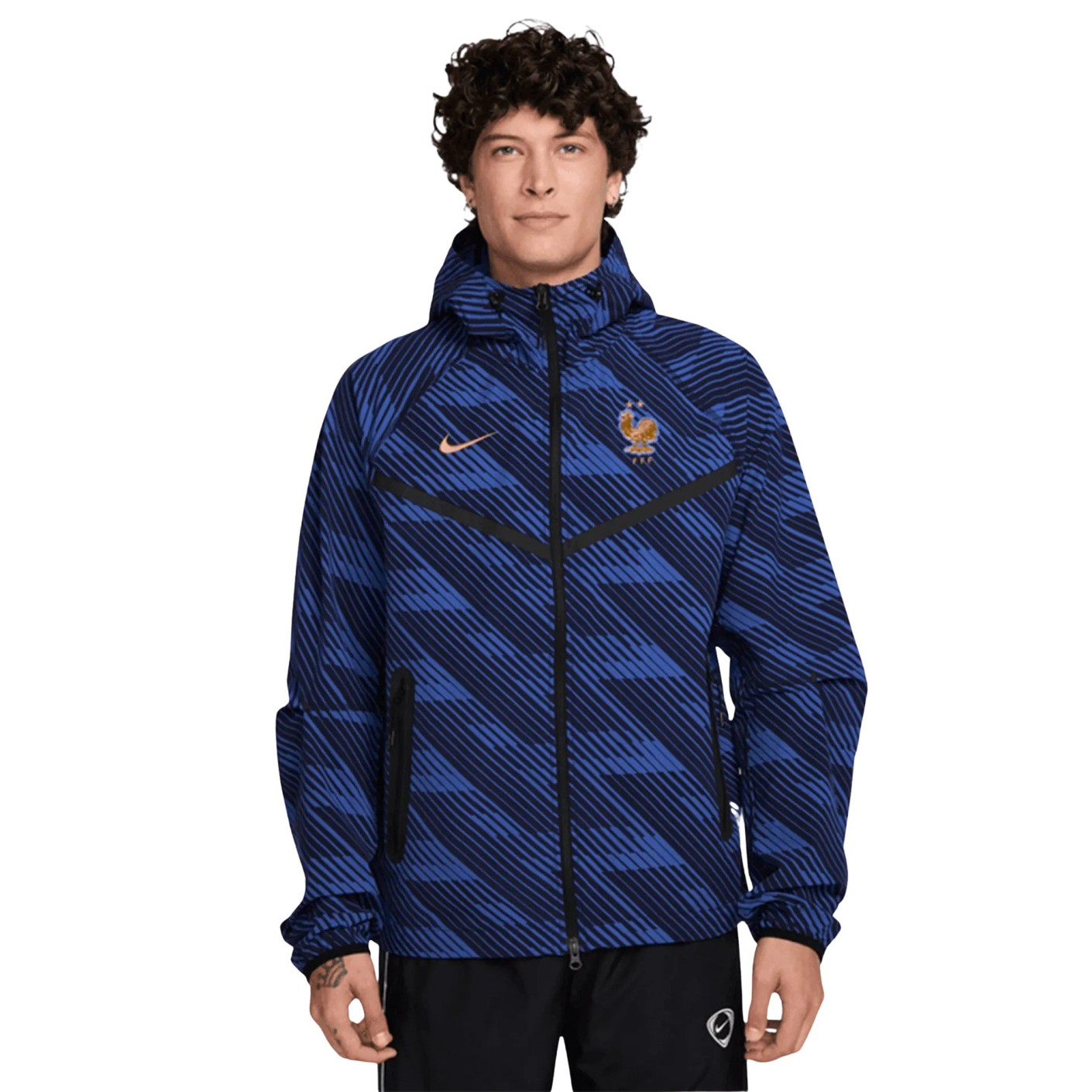 Nike France Tech Woven Jack 2026-2028 Dark Blue Bronze