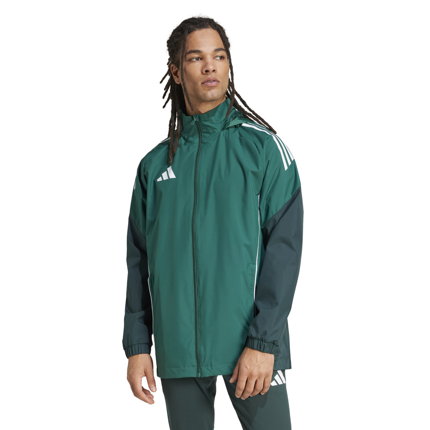 adidas Tiro 25 Competition Allweather Jacket Dark Green