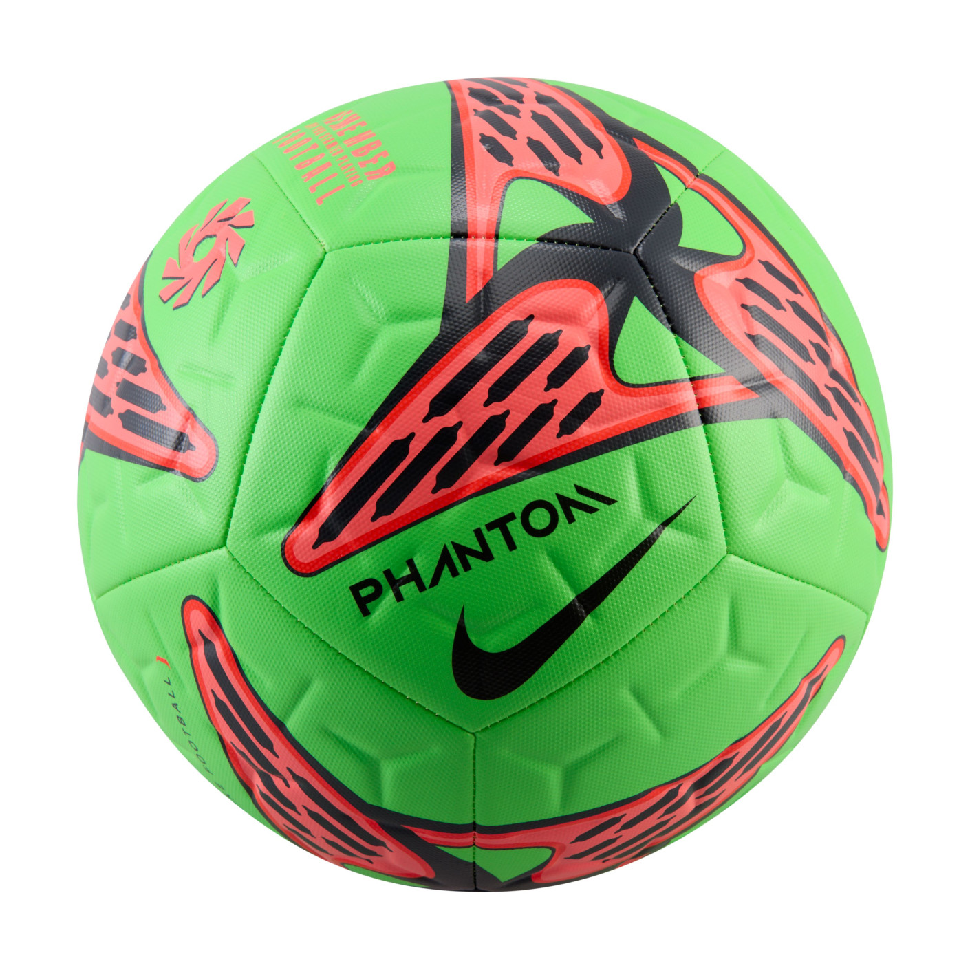 Nike Haaland Academy Voetbal Maat 5 Felgroen Rood Zwart