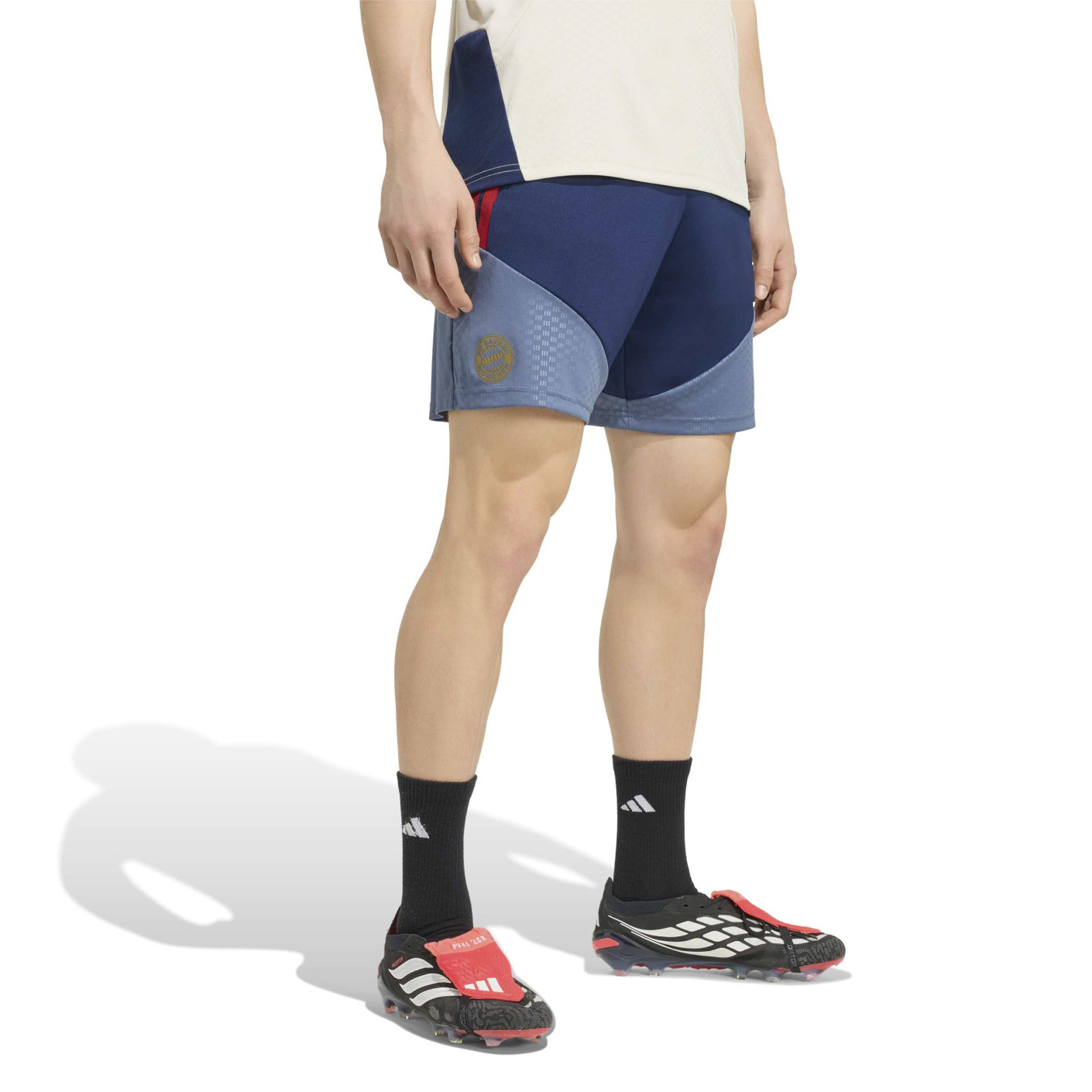adidas Bayern Munich Training Short 2026-2027 Dark Blue Red Gold