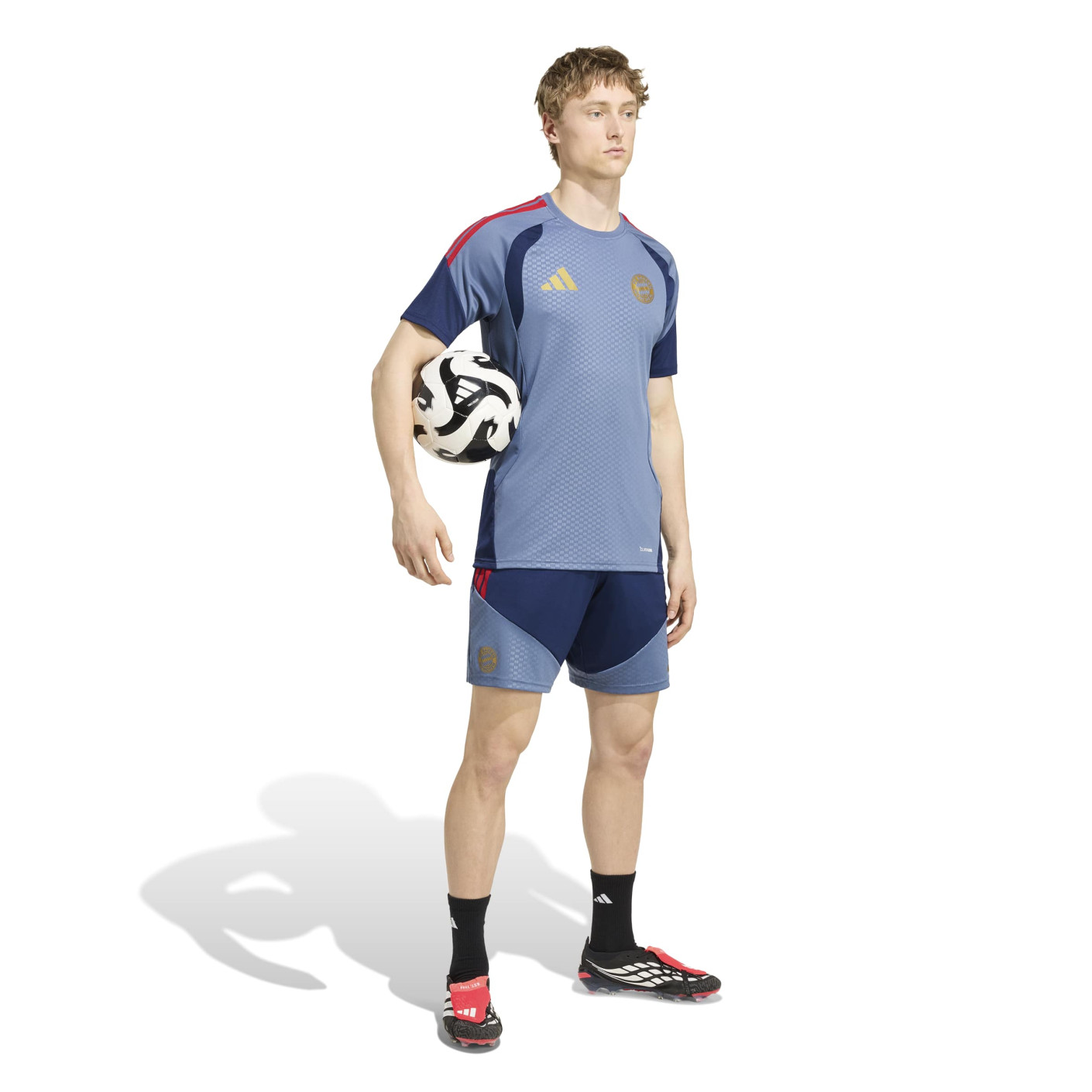 adidas Bayern Munich Training Set 2026-2027 Dark Blue Red Gold