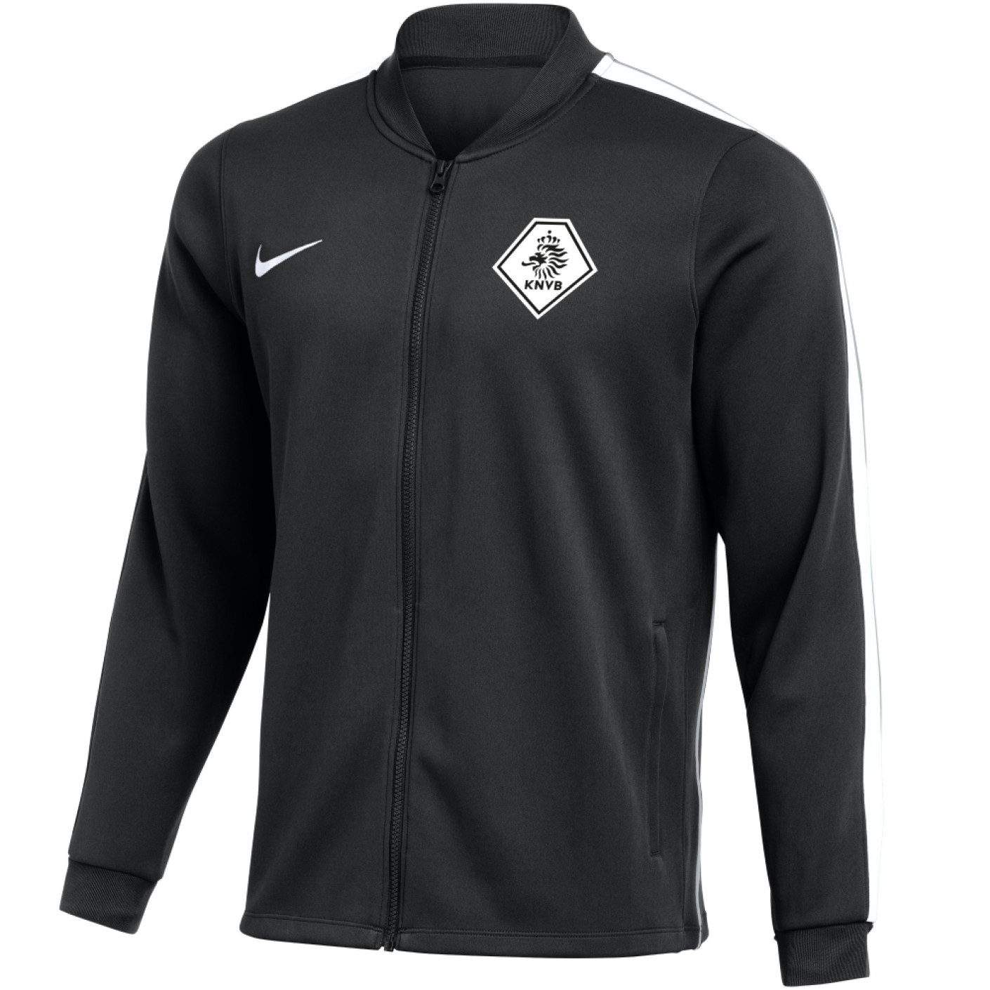 Nike KNVB Scheidsrechters Trainingsjack 2026-2028 Zwart Wit