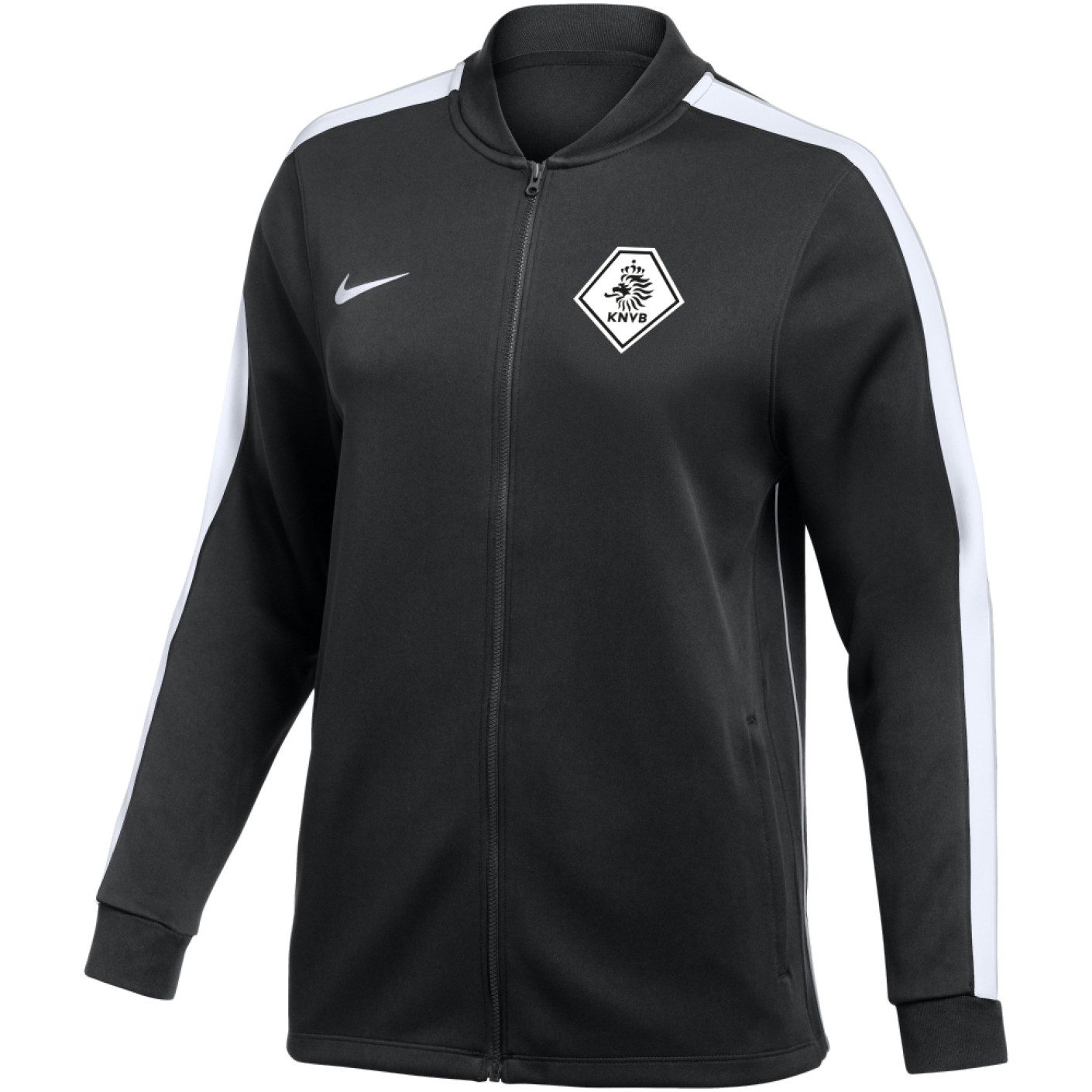 Nike KNVB Scheidsrechters Trainingsjack 2026-2028 Dames Zwart Wit