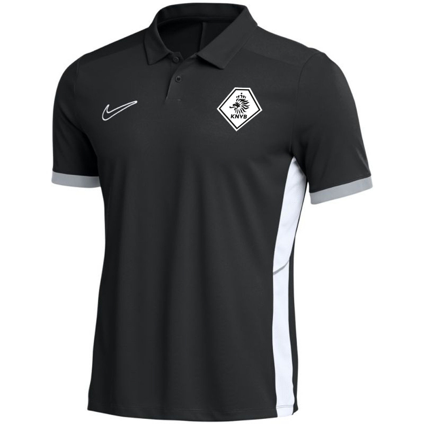 Nike KNVB Polo 2026-2028 Zwart Wit