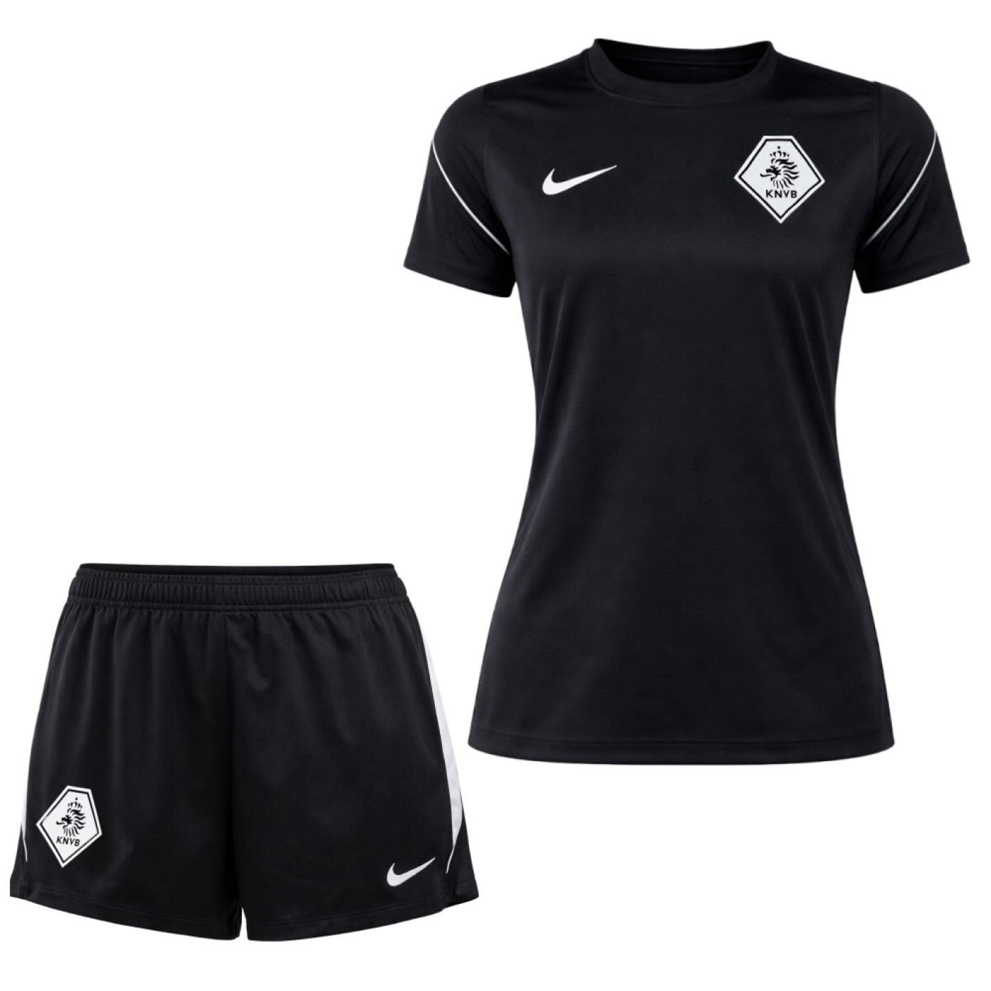 Nike KNVB Scheidsrechters Trainingsset 2026-2028 Dames Zwart Wit