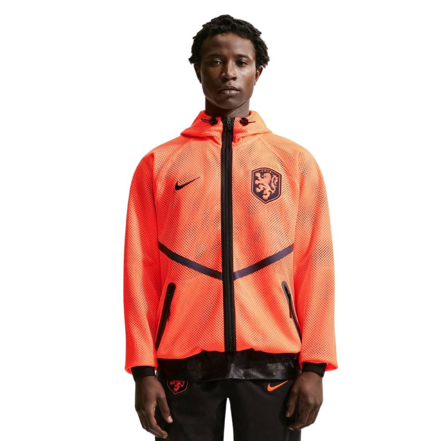 Nike Netherlands Anthem Mesh Training Jacket 2026-2028 Orange