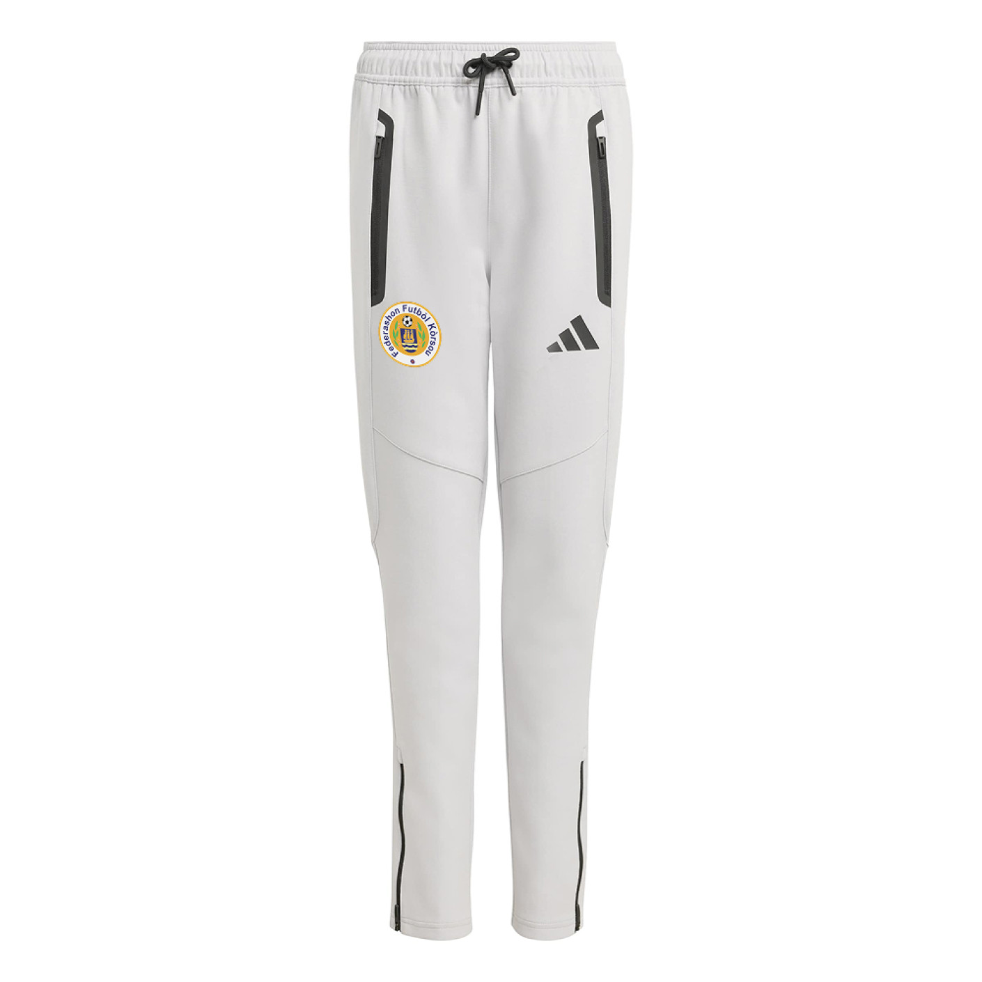 adidas FFK Curaçao Tiro Travel Joggingbroek 2026-2028 Kids Grijs