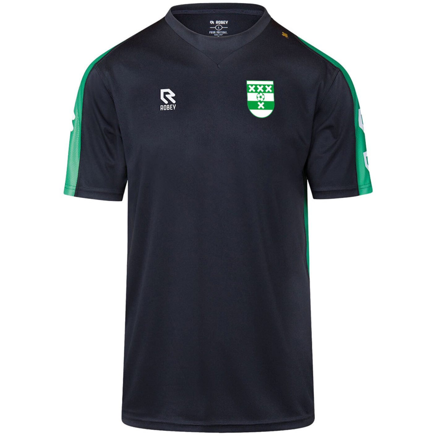 Amstelveen Heemraad Trainingsshirt Kids Zwart Groen