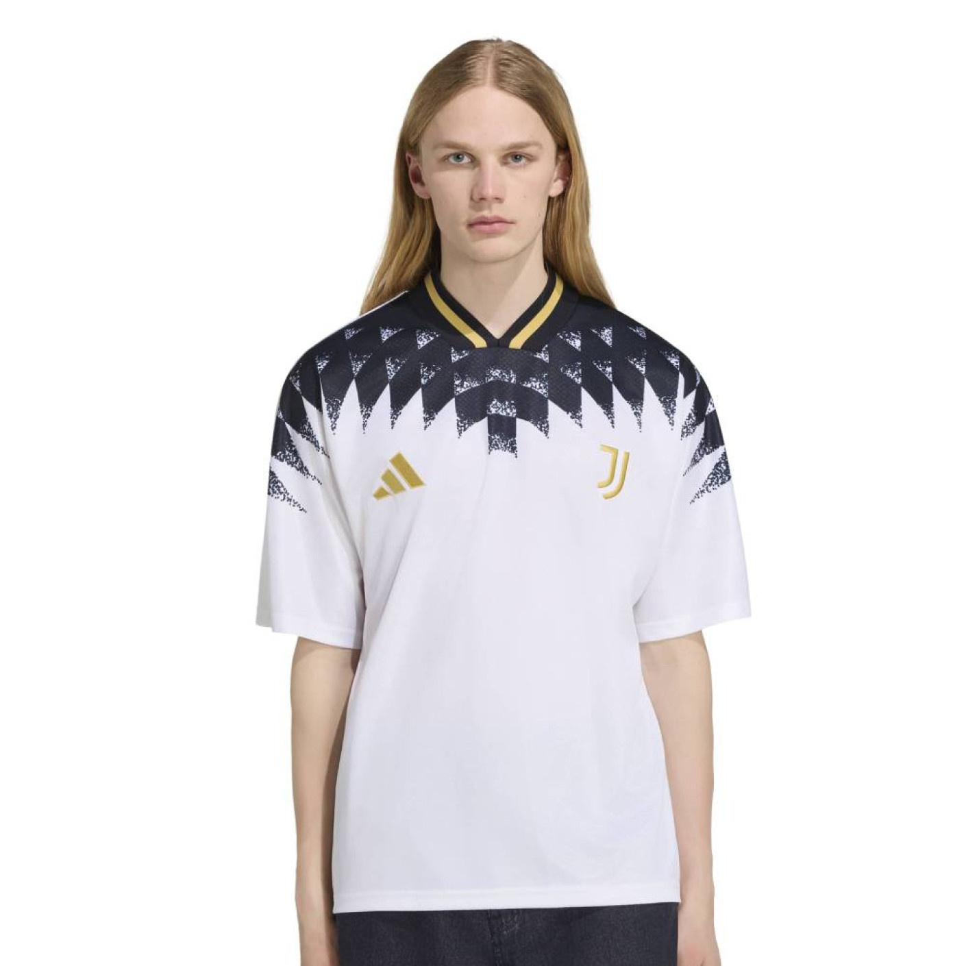 adidas Juventus Stadium T-Shirt 2026-2027 Wit Zwart Goud