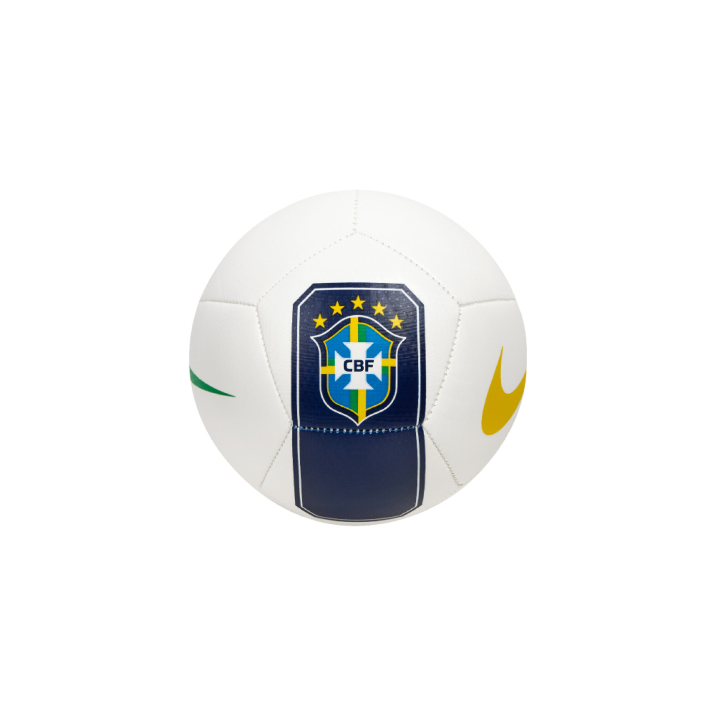 Nike Brazil Mini Football Size 1 2026-2028 White Dark Blue Yellow Green