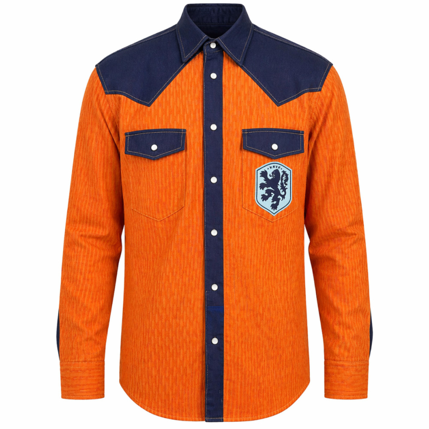 FC88 Netherlands Cowboy Blouse Orange Dark Blue Light Blue