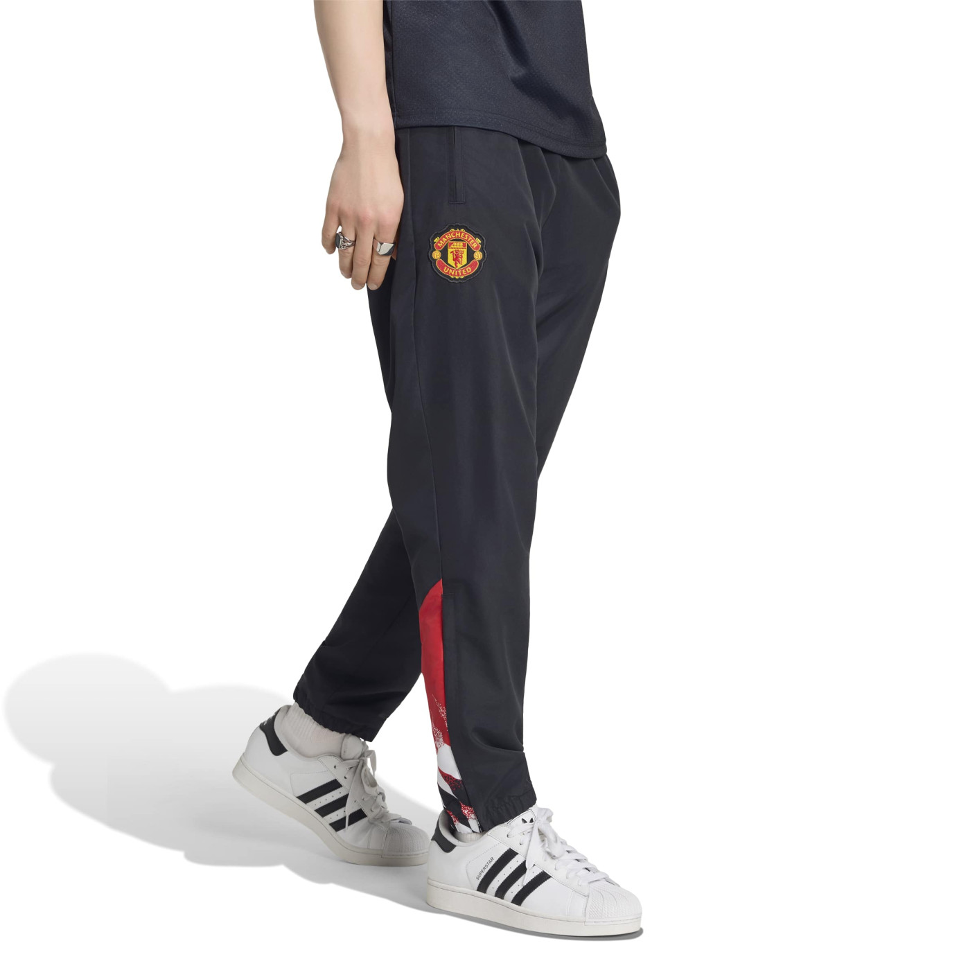 adidas Manchester United Stadium Training pants 2026-2027 Black White Red