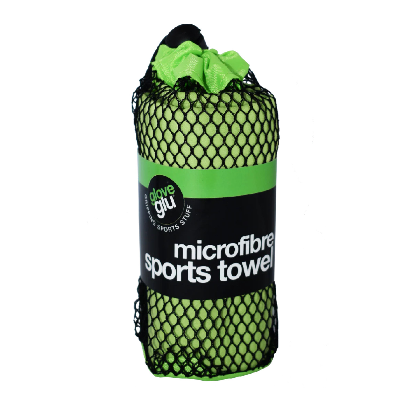 Gloveglu Microfibre Sports Towel Green Black