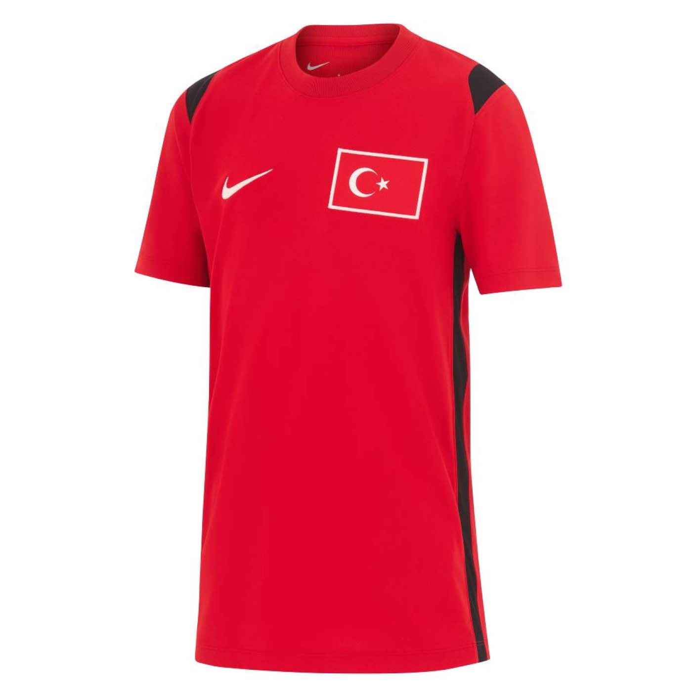 Nike Turkije Academy Pro Trainingsshirt 2026-2028 Kids Rood Zwart Wit