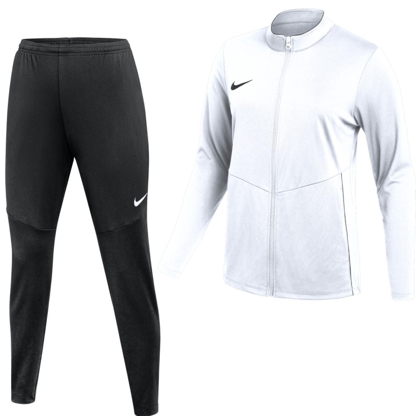Nike Dri-FIT Park 26 Women's Full-Zip Tracksuit White Black