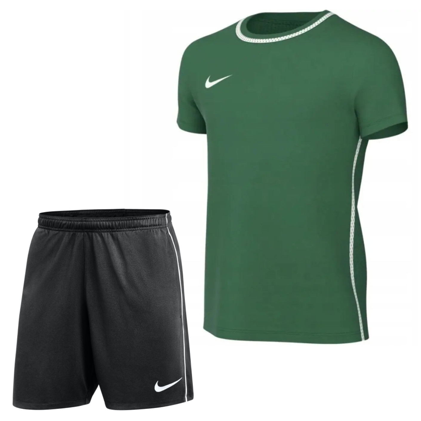 Nike Dri-FIT Park 26 Training Set Kids Dark Green Black