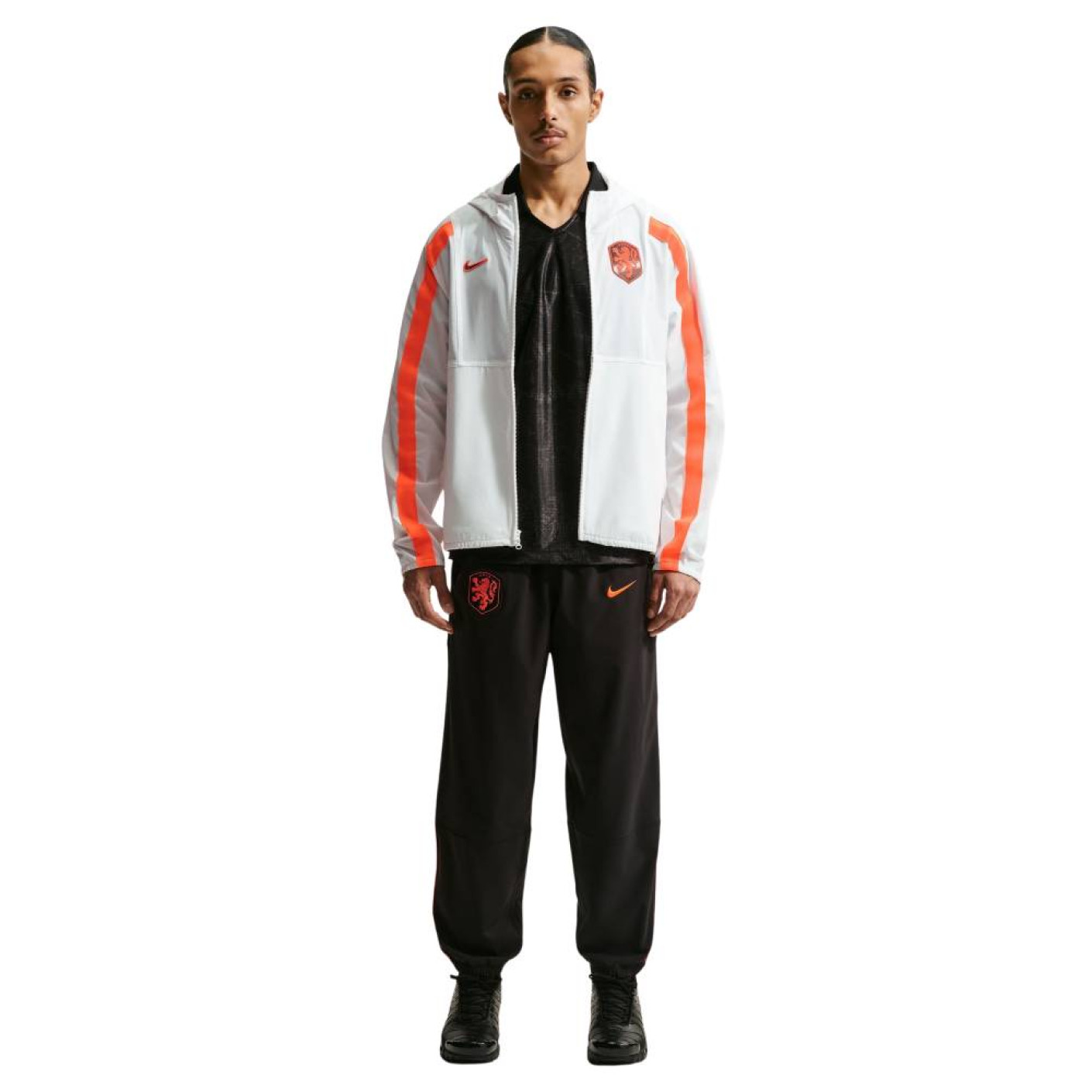Nike Nederland Energy Trainingspak 2026-2028 Wit Zwart Oranje