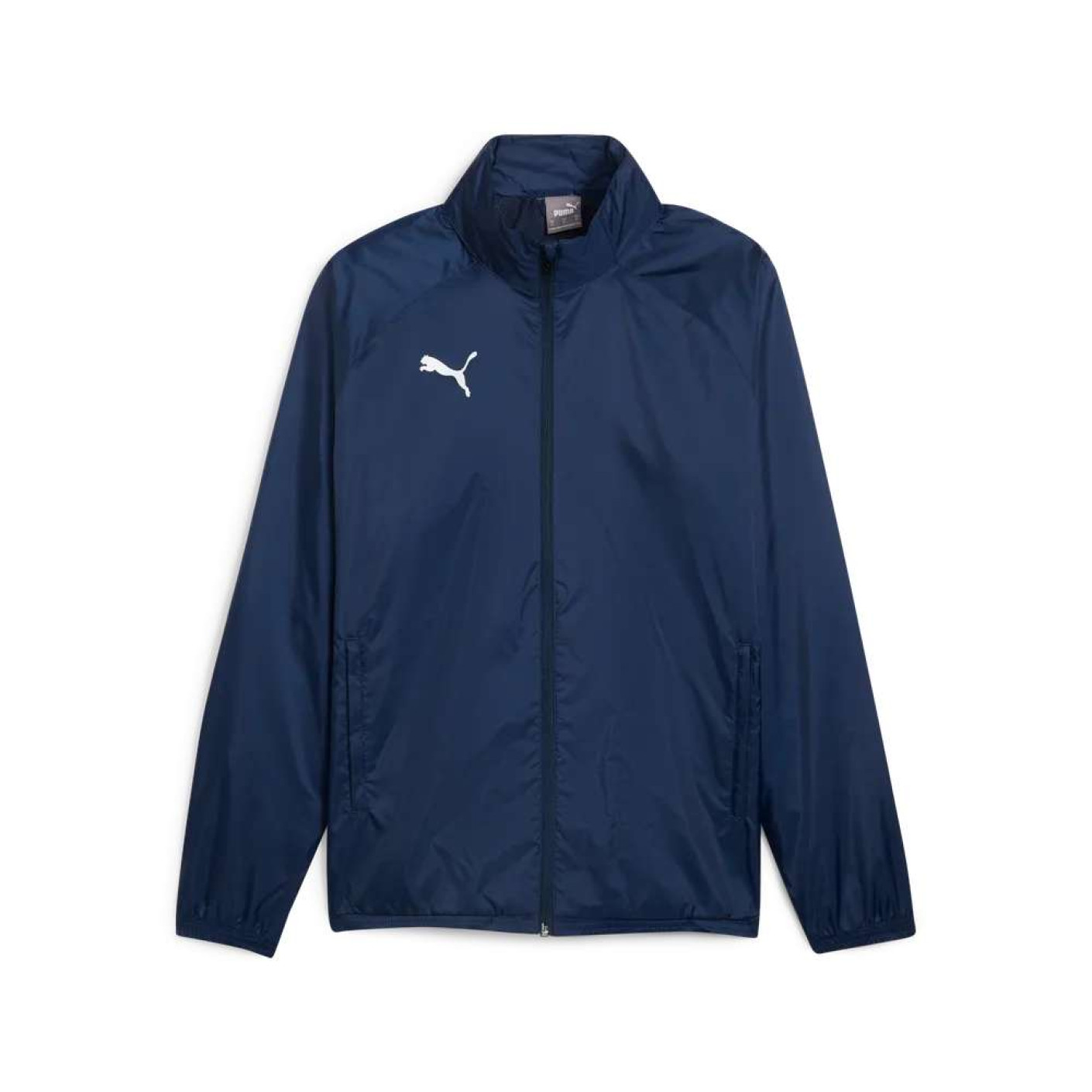 PUMA TeamGoal All Weather Jacket Dark Blue White