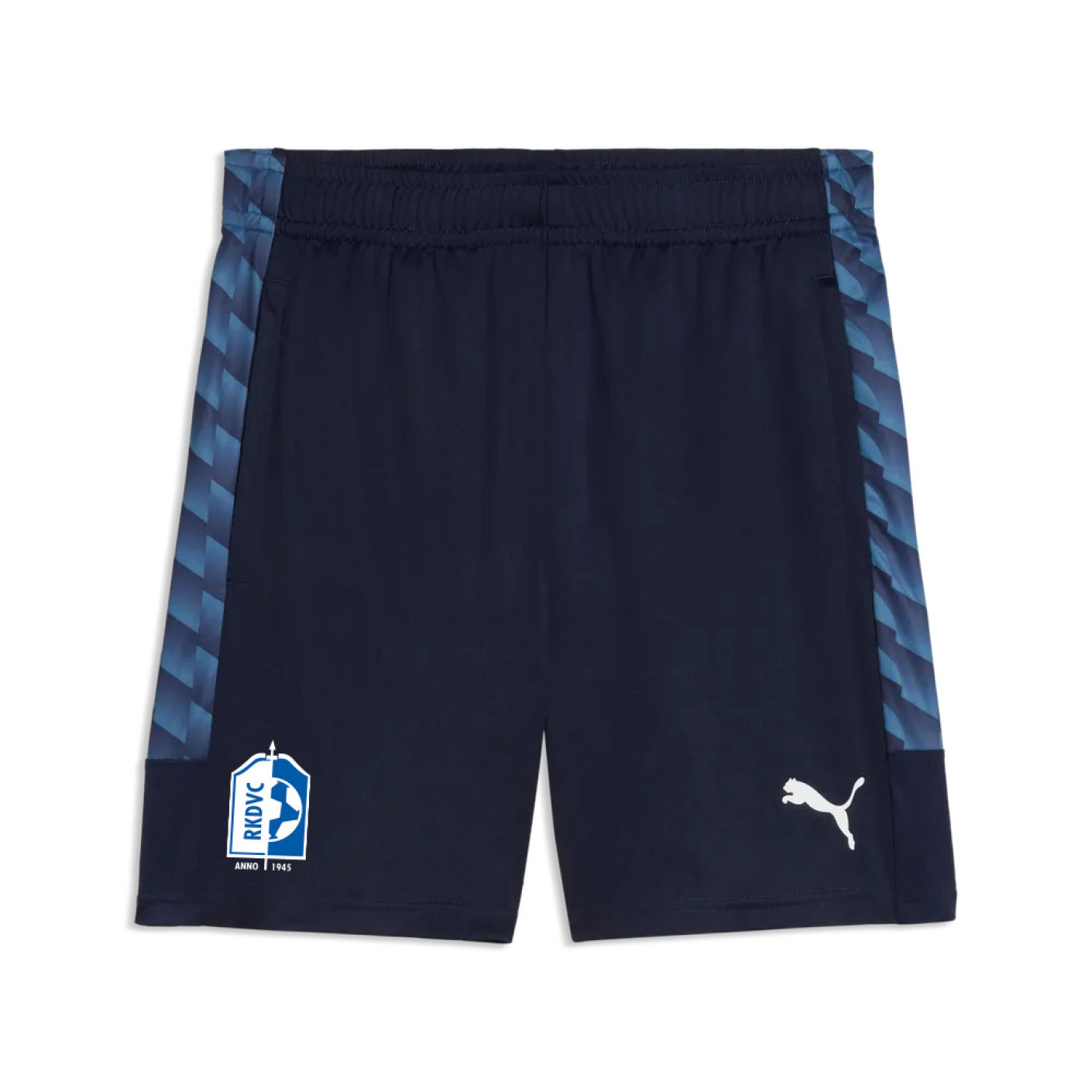 RKDVC Trainingsshort Trainers Senior Donkerblauw