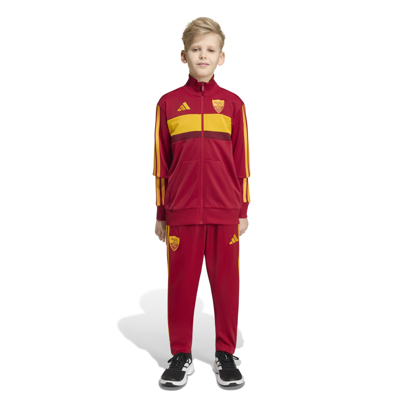 adidas AS Roma Trainingspak 2026-2027 Kids Rood Oranje
