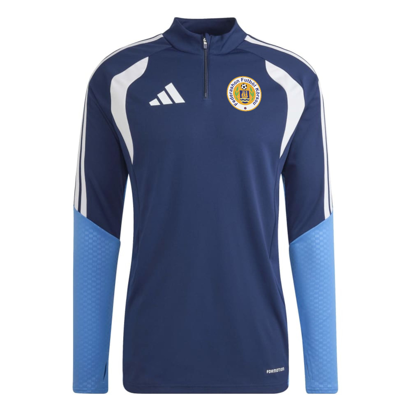 adidas FFK Curaçao Training sweater 1/4-Zip 2026-2028 Dark Blue