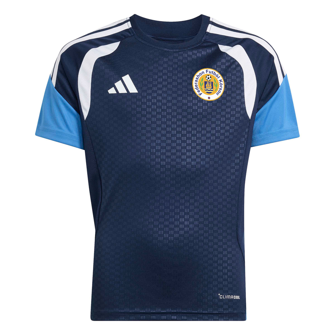 adidas FFK Curaçao Training Shirt 2026-2028 Kids Dark Blue