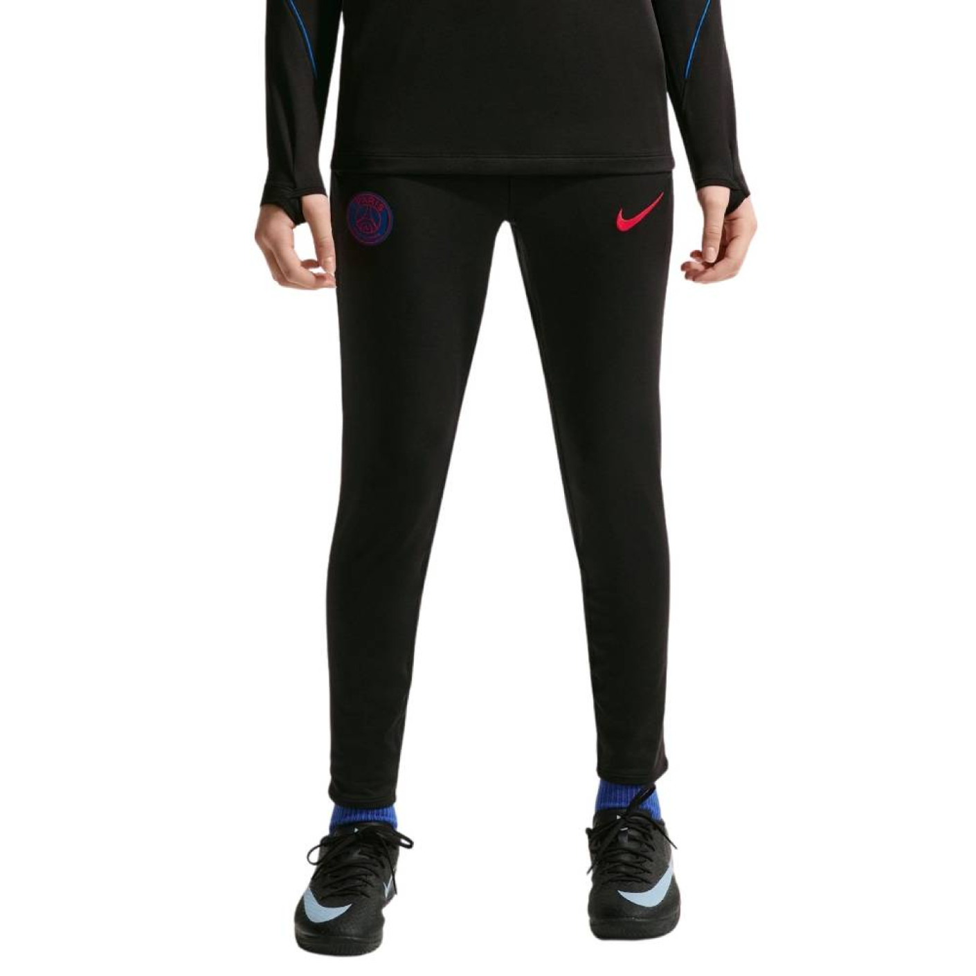 Nike Paris Saint-Germain Strike Trainingsbroek 2026-2027 Kids Zwart Felrood Donkerblauw