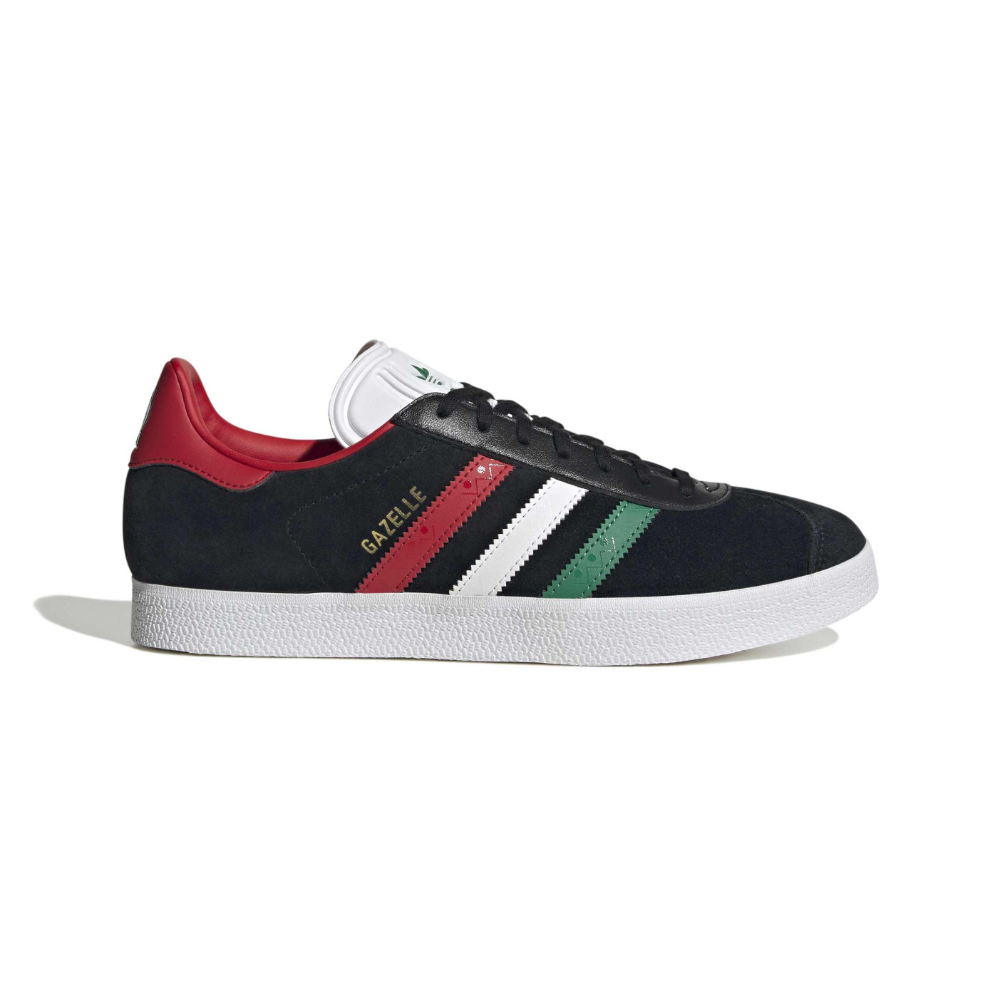 adidas Gazelle Mexico Sneakers Zwart Wit Rood Groen