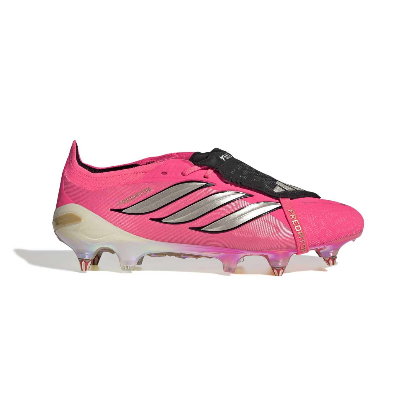 adidas Predator Elite FT Iron Stud Football Boots (SG) Hot Pink Silver Grey Black Gold