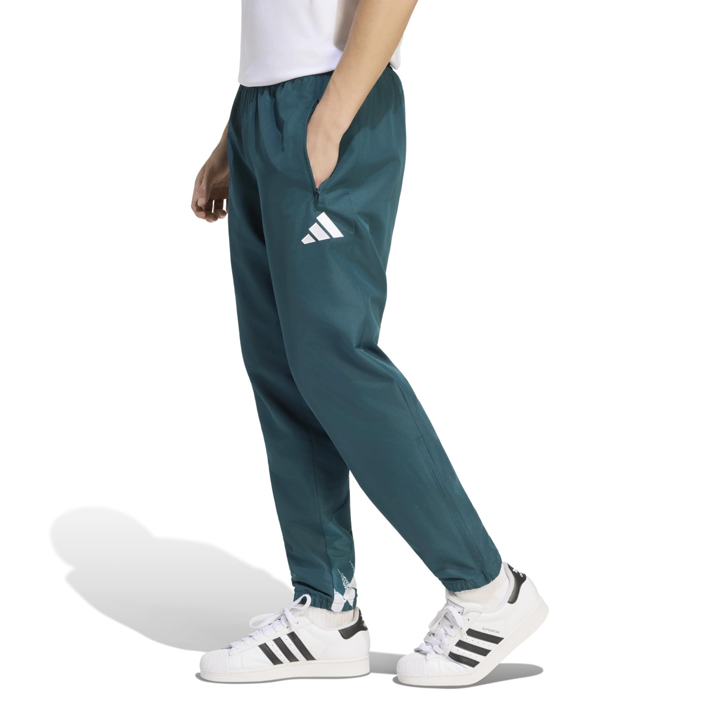 adidas Real Madrid Stadium Trainingsbroek 2026-2027 Donkergroen Wit