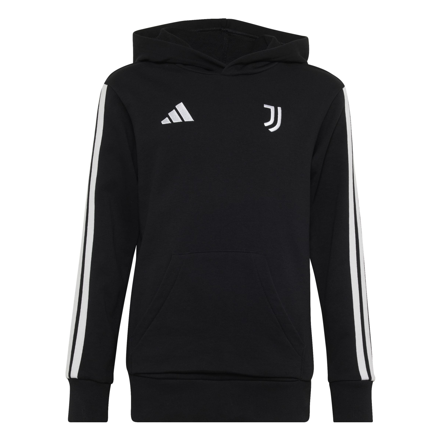 adidas Juventus DNA Hoodie 2026-2027 Kids Zwart Wit