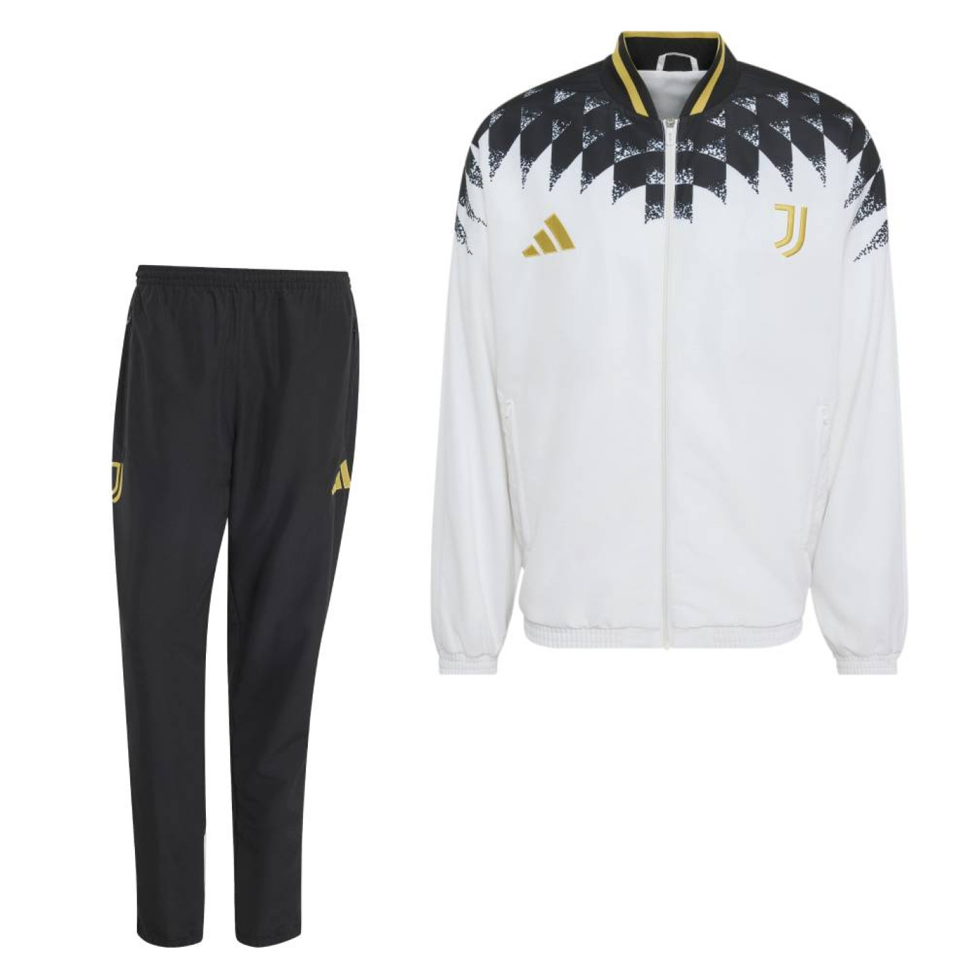 adidas Juventus Stadium Tracksuit 2026-2027 White Black Gold