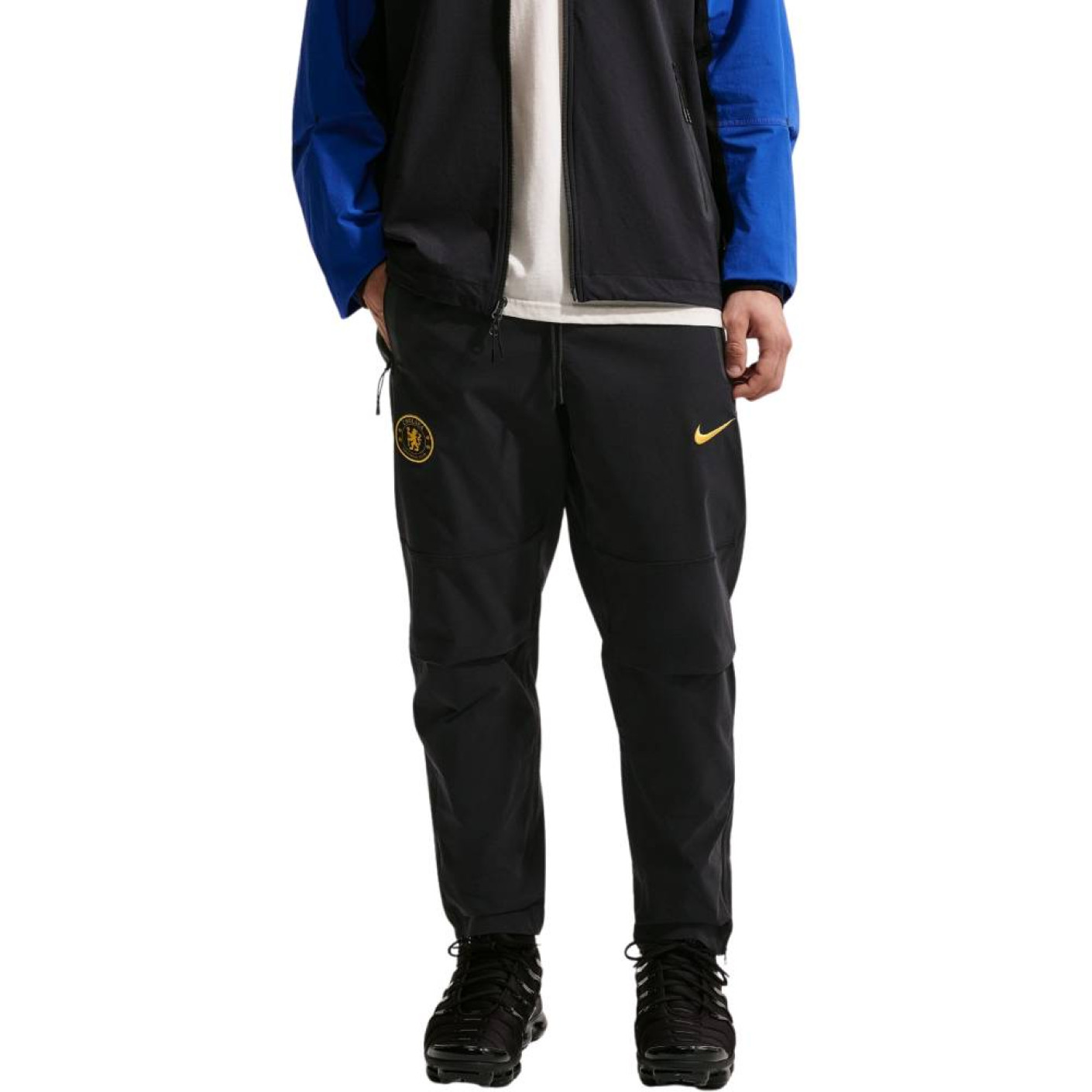 Nike Chelsea Tech Woven Training pants 2026-2027 Dark Blue Golden Yellow