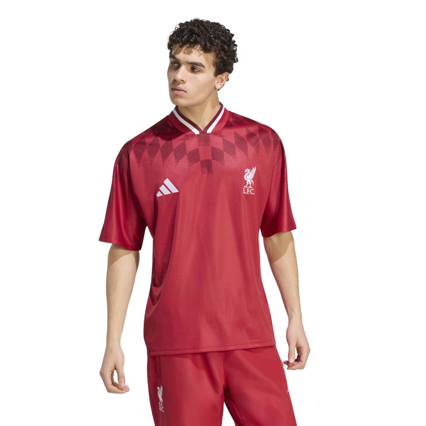 adidas Liverpool Stadium T-Shirt 2026-2027 Rood Wit