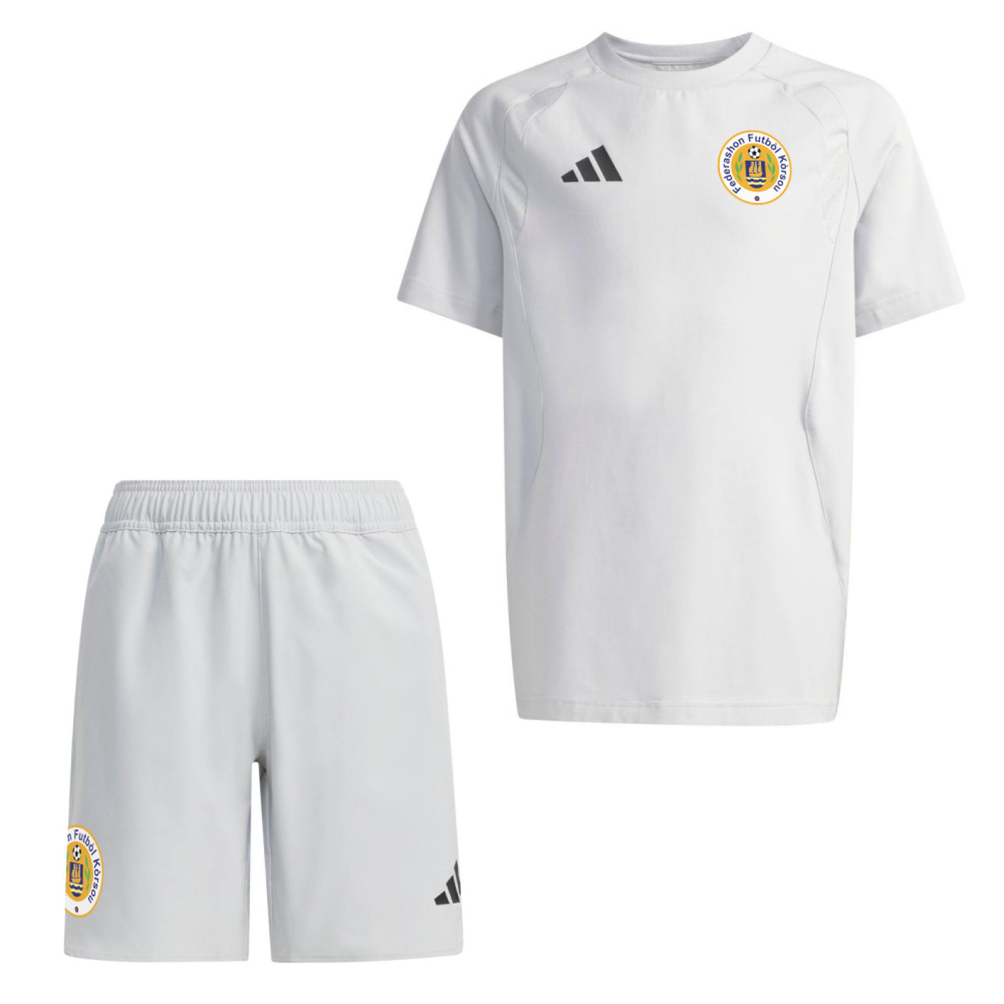 adidas FFK Curaçao Tiro Travel Training Set 2026-2028 Kids Grey
